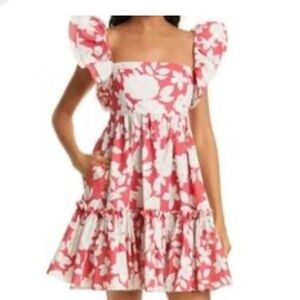 Cara Cara Pink and White Floral Dress
